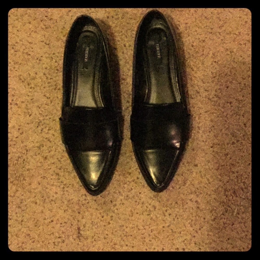 Forever 21 Black Loafers